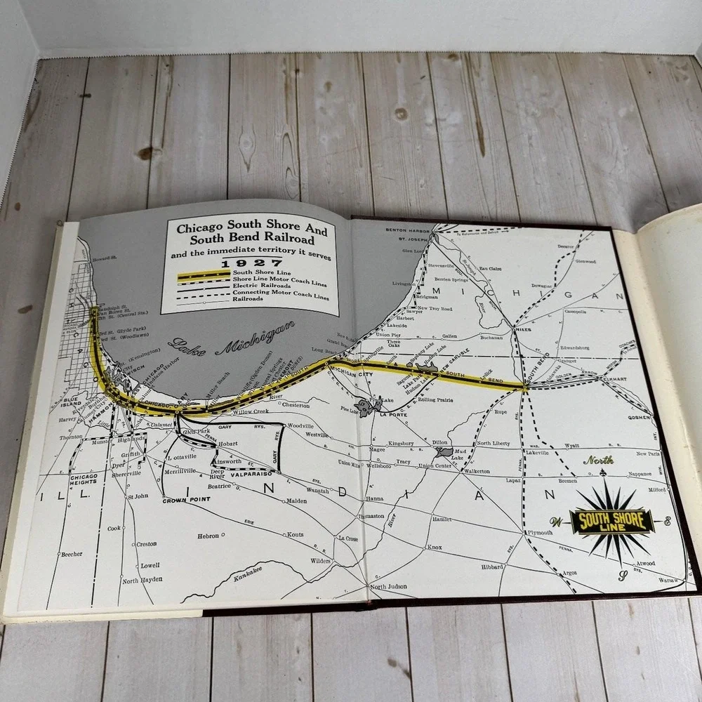 South Shore The Last Interurban Middleton 1970 1st Printing Golden West Books